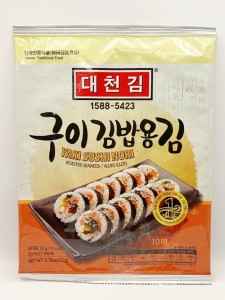 Wodorosty nori do sushi Dae Chun 10 arkuszy