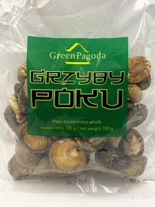 Grzyby shiitake poku suszone Green Pagoda 100g