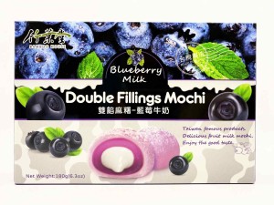 Mochi podwójne nadzienie jagoda mleczne Bamboo House 180g